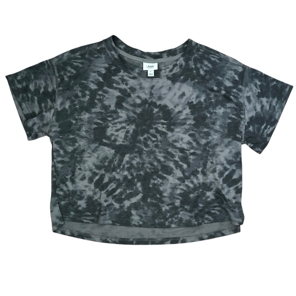 Jenni Intimates Super Soft Only Pajama T-Shirt Gray/blk Tie Dye Women Size S